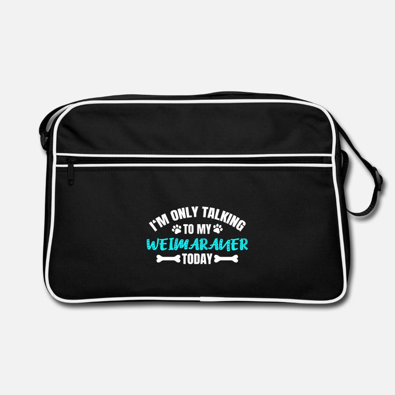 Weimaraner Retro Tasche