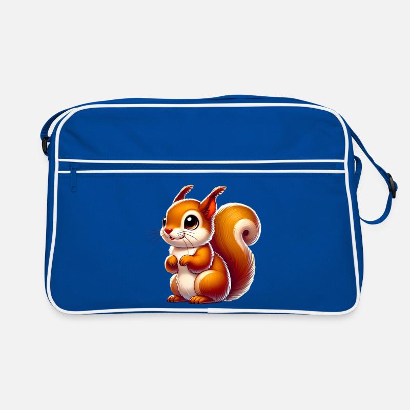 Eichhörnchen Retro Tasche
