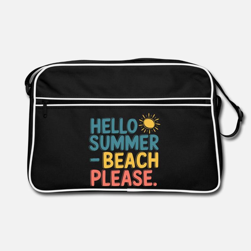 Hello Summer – Beach Please! Retro Tasche