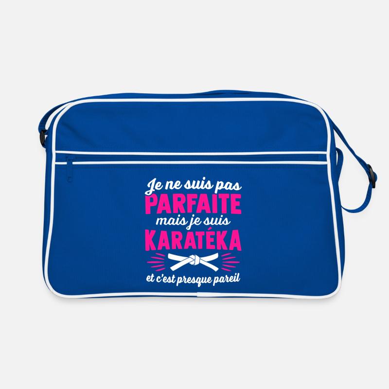 Ich bin ein Karateka Retro Tasche