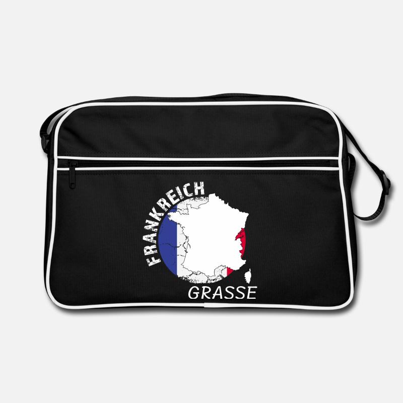 Grasse - Sac Retro - noir/blanc