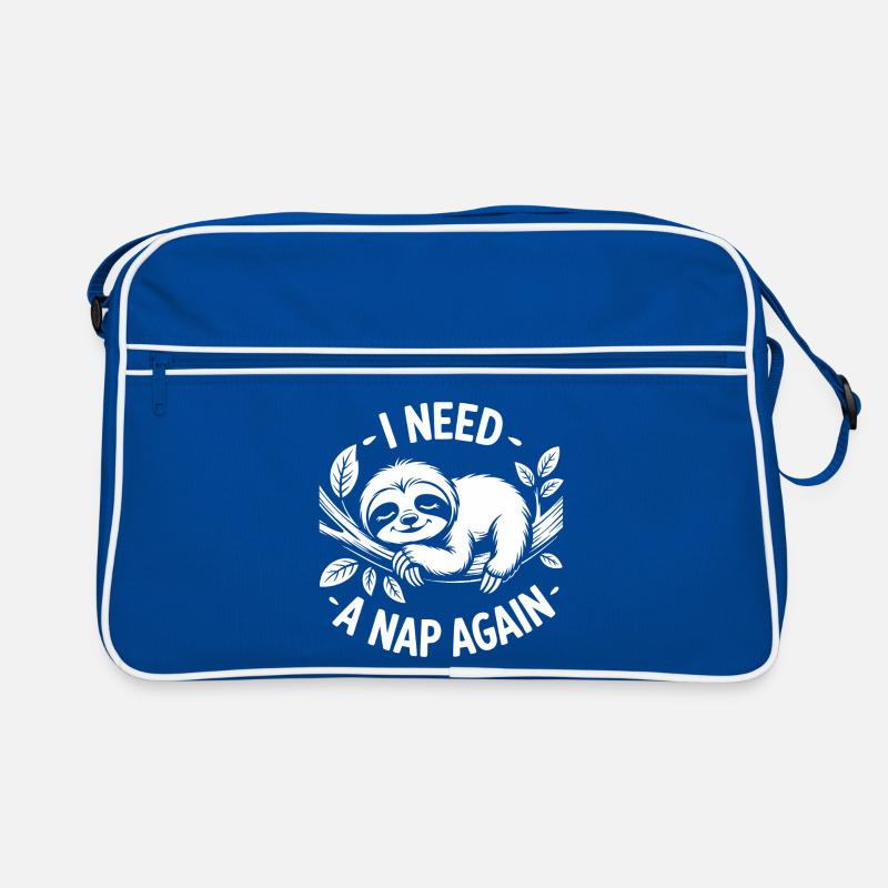 Faultier Modus An Retro Tasche