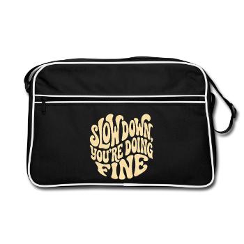 Se détendre - Sac Retro - noir/blanc - Devant
