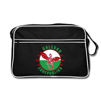 Galesko Errepublika - République galloise - Sac Retro - noir/blanc - Devant