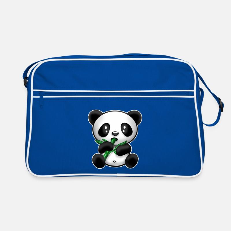 Panda avec du bambou Sac Retro