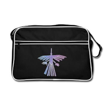 Nazca Bird - Retro Bag - black/white - Front