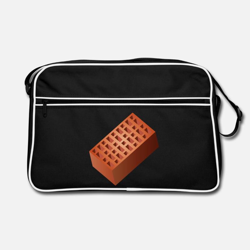 Brick Wall Bricks Bricks for Wall Construction Retro Bag
