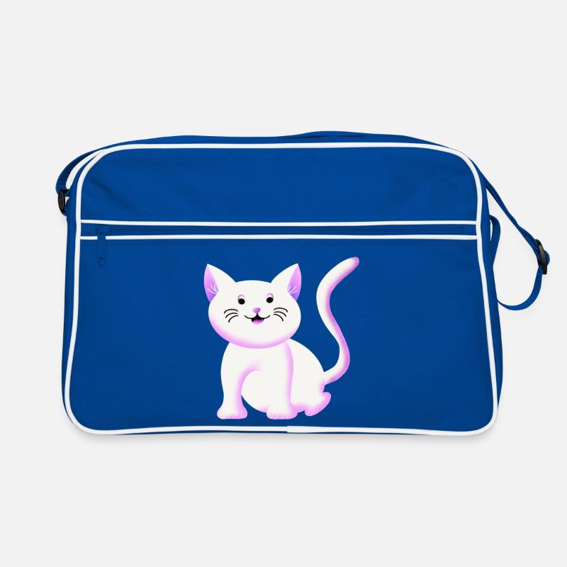 Süßes Kätzchen | Katze | Geschenkidee Retro Tasche