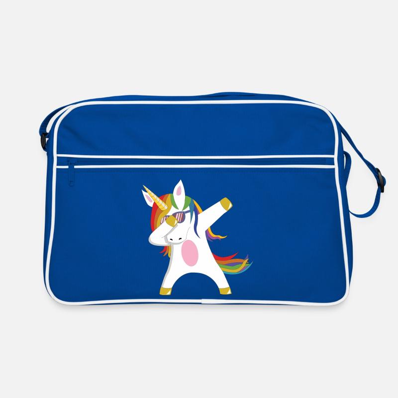 Dabbing Unicorn Geschenkidee dabbendes Einhorn Dab Retro Tasche