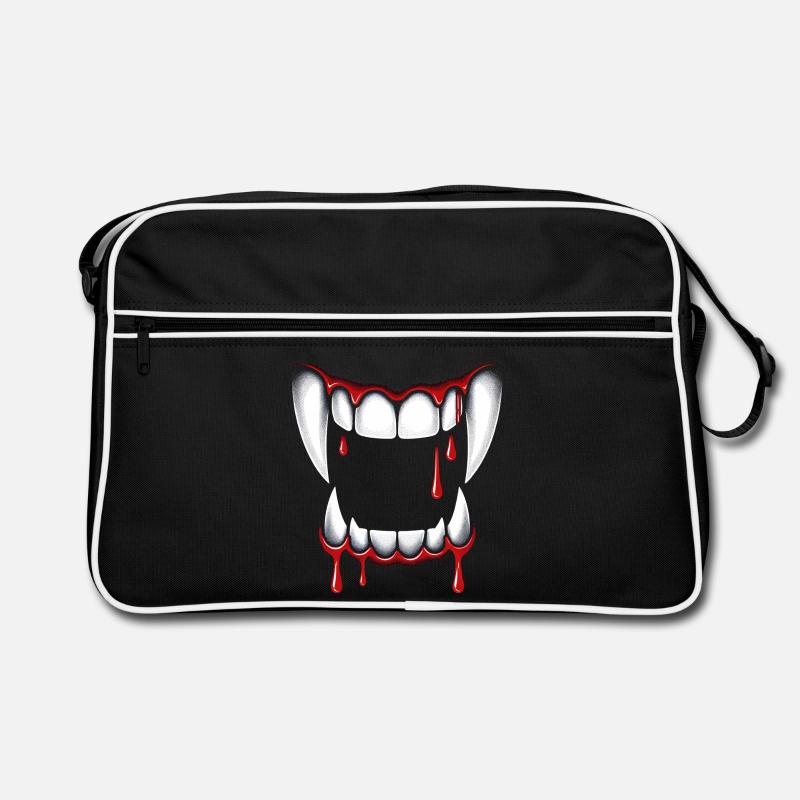 Vampire Fangs Retro Bag