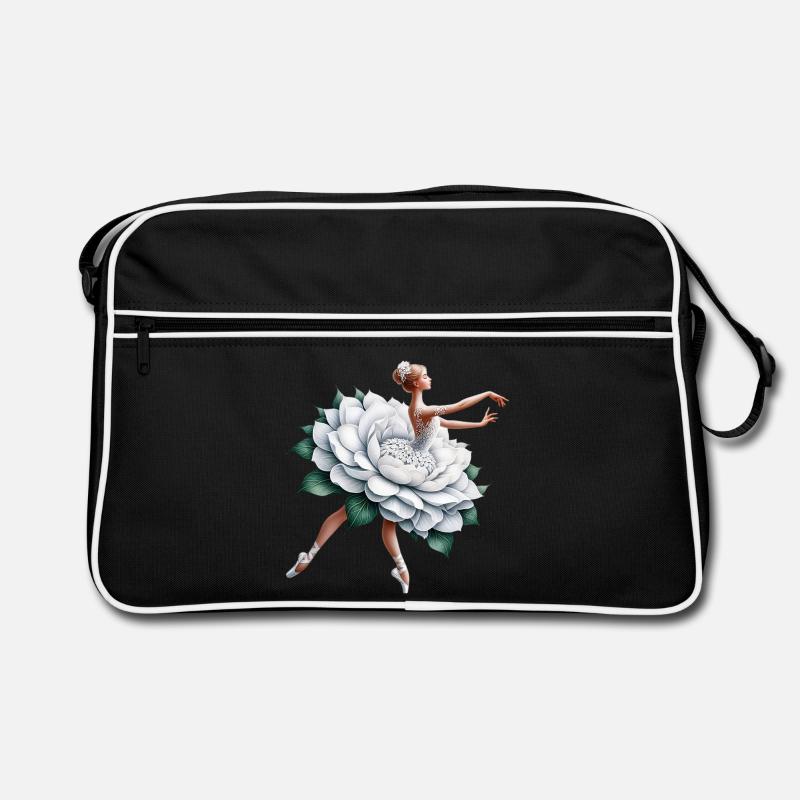 Balletttänzerin mit Tutu Retro Tasche