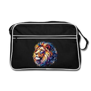 Lion - Sac Retro - noir/blanc - Devant