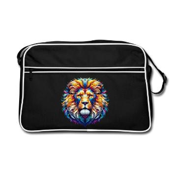 Lion - Sac Retro - noir/blanc - Devant