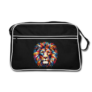 Lion - Sac Retro - noir/blanc - Devant