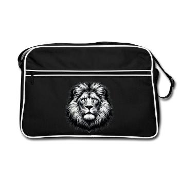 Lion - Sac Retro - noir/blanc - Devant