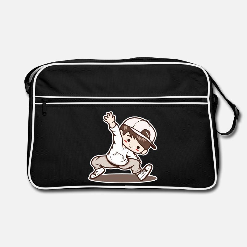 Petit garçon de breakdance Sac Retro