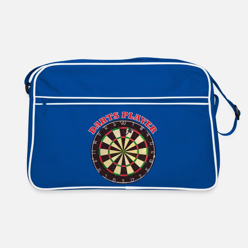 Conception d’un lecteur de fléchettes avec jeu de fléchettes Sac Retro