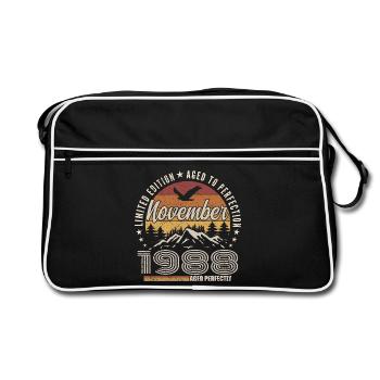 Légendes Novembre 1988 Millésime Novembre 1988  - Sac Retro - noir/blanc - Devant