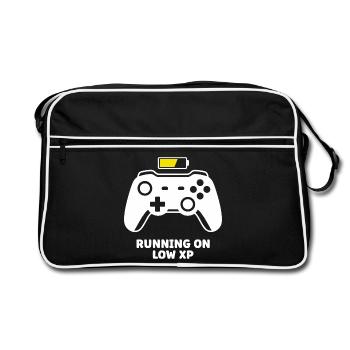 Fonctionnement sur un contrôleur à faible XP - Sac Retro - noir/blanc - Devant
