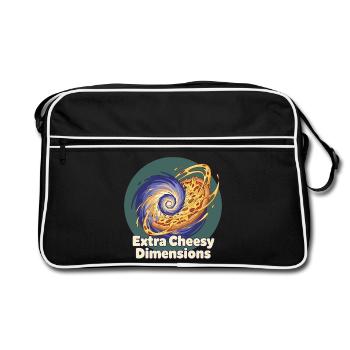 Extra Cheesy Dimensions Pizza - Retro Bag - black/white - Front
