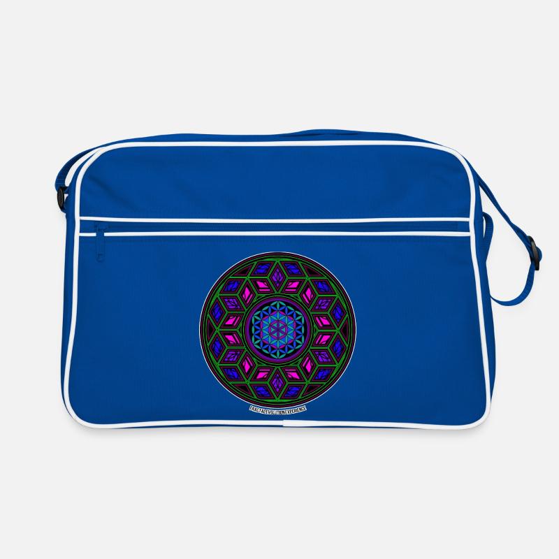 Fractal Evolution Experience Kaleidoskop Mandala Retro Tasche