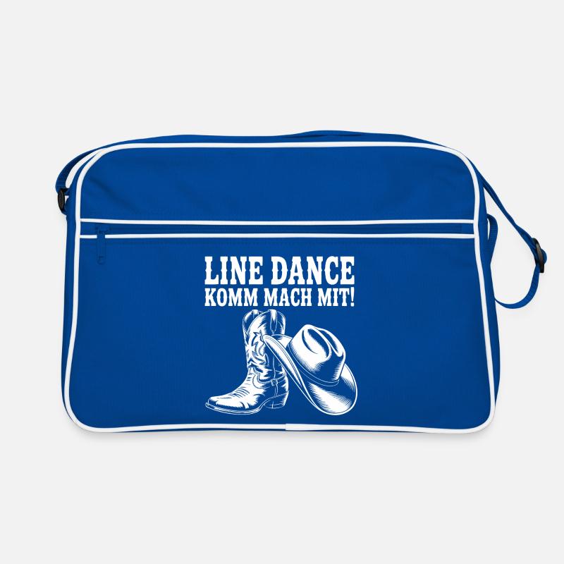 Line Dance Come join us! Cowboy Hat Western Boots Retro Bag