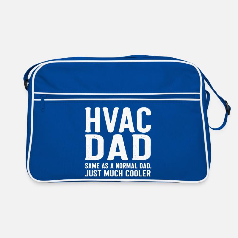 HVAC-Papa einfach viel cooler, lustig Retro Tasche