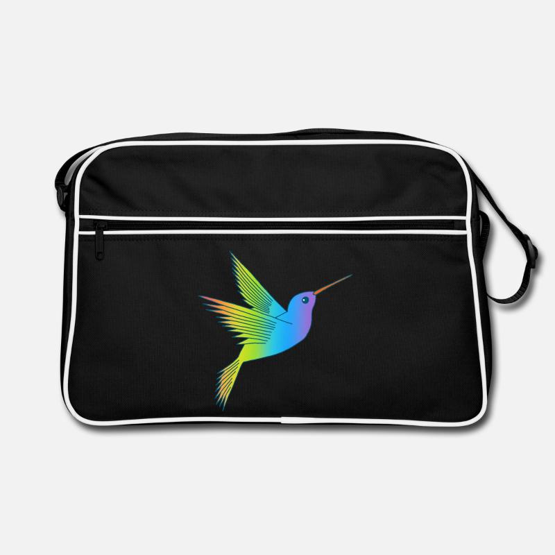 Regenbogenvogel Retro Tasche