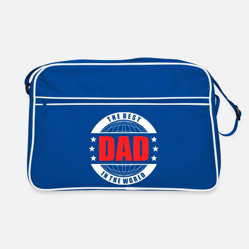 Der beste Vater der Welt – Nummer eins Vater Retro Tasche