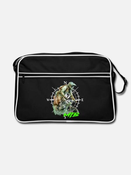 Mtb - Retro Tasche - Schwarz/Weiß