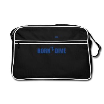 diver - Retro Bag - black/white - Front