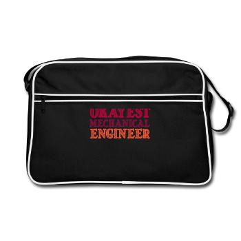 mechanical engineer - Retro Bag - black/white - Front