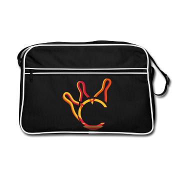 jeu de quilles - Sac Retro - noir/blanc - Devant