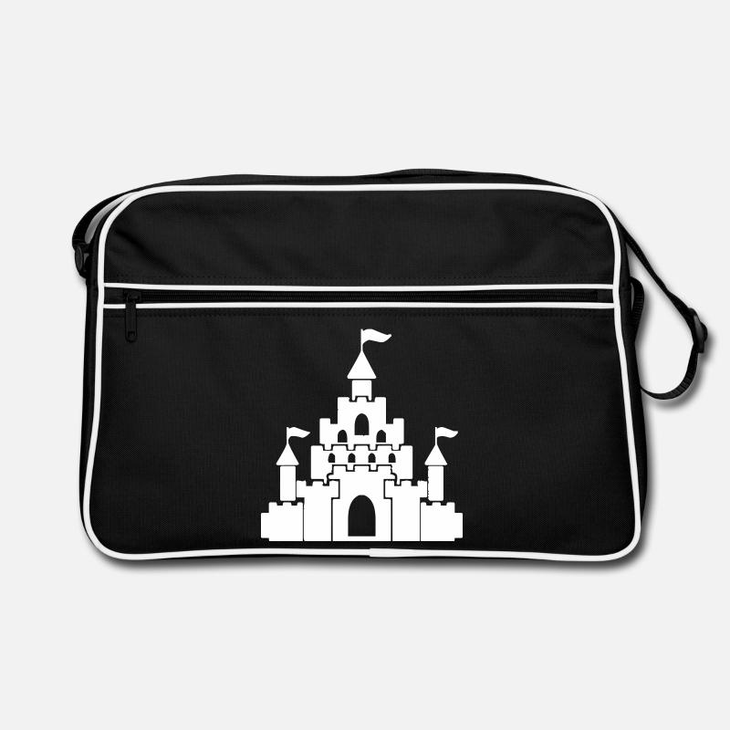 A magnificent castle Retro Bag