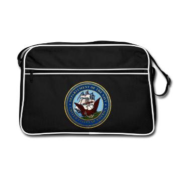 NAVY USA DEBARQUEMENT NORMANDIE Louis RUNEMBERG © - Sac Retro - noir/blanc - Devant