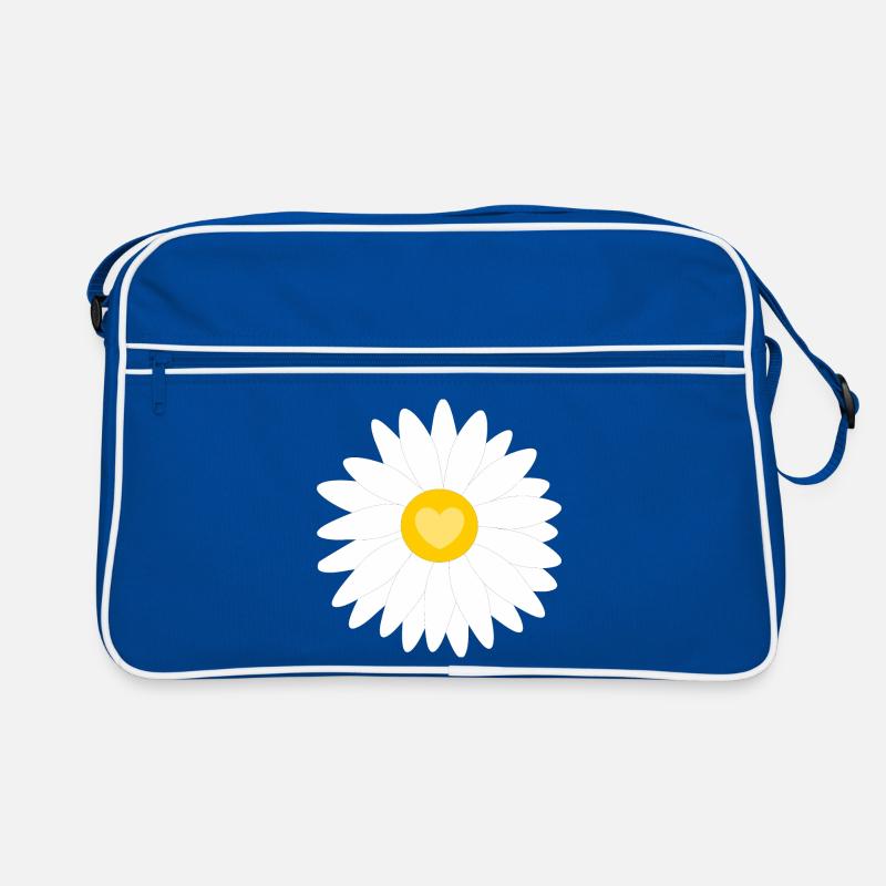 Blume weiß weiße Blumen Geschenk Muttertag Mutter Retro Tasche