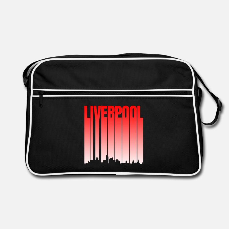 Liverpool Skyline Gradient Retro Bag
