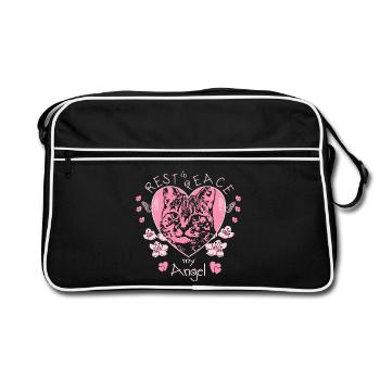 Ange chat - Sac Retro - noir/blanc - Devant