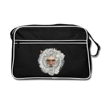 portrait fascinant d’un Verseau - Sac Retro - noir/blanc - Devant