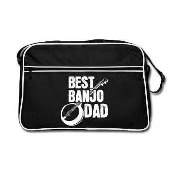Père Banjo - Sac Retro - noir/blanc - Devant