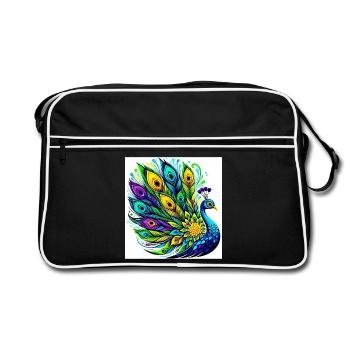 Paon - Sac Retro - noir/blanc - Devant
