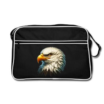 Eagle - Retro Bag - black/white - Front