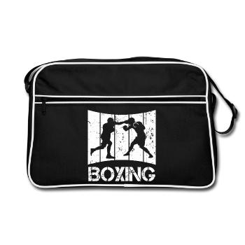 Retro Boxes - Retro Bag - black/white - Front