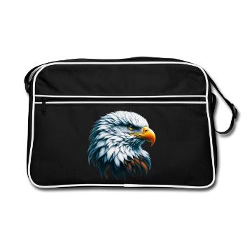 Eagle - Retro Bag - black/white - Front