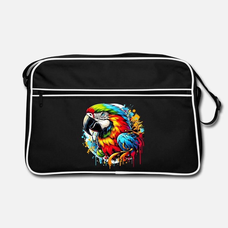 Perroquet Sac Retro