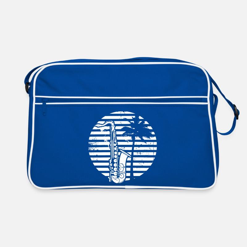 Saxophone Drawing Retro Bag