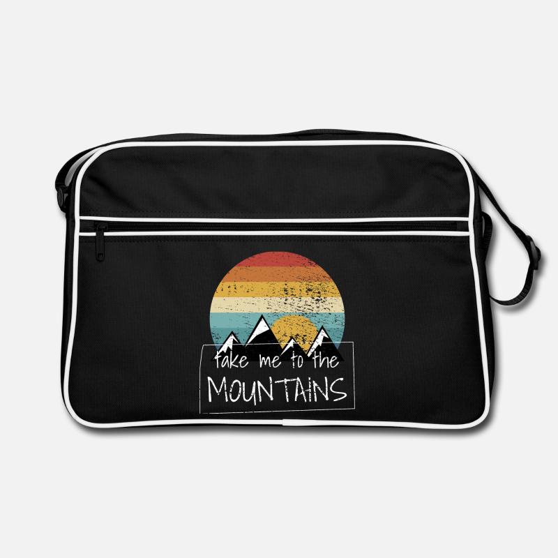 Wandern Wanderungen Retro Tasche