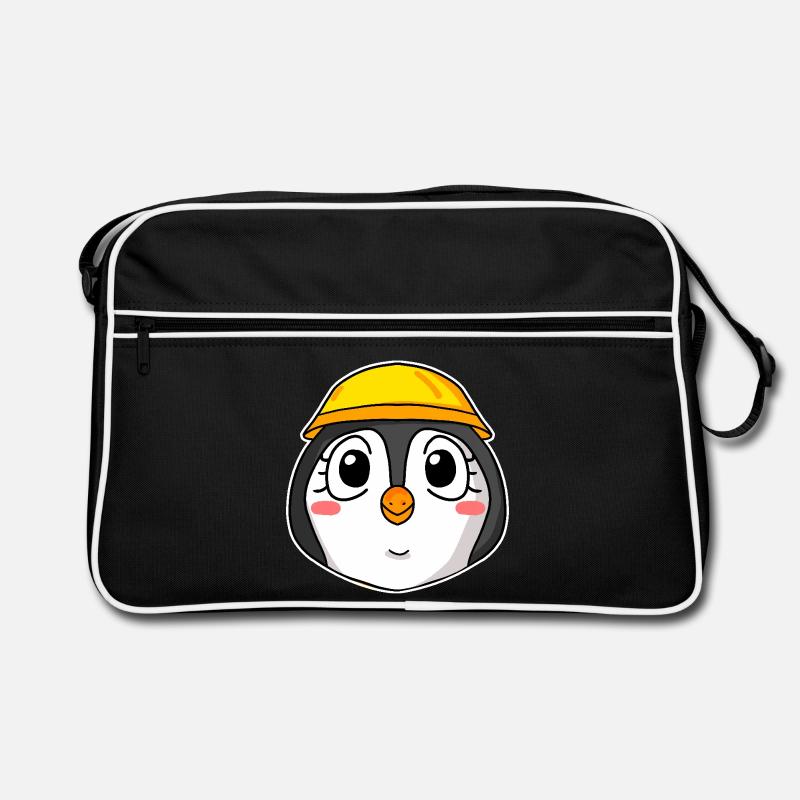 Penguin Construction Site Retro Bag