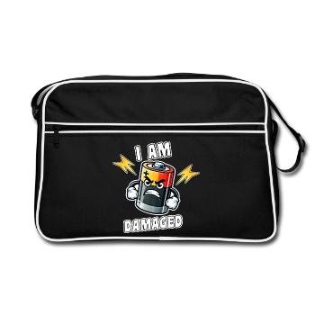 Emotional depth, self-awareness, acceptance - Retro Bag - black/white - Front