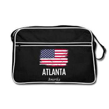 Atlanta - Sac Retro - noir/blanc - Devant